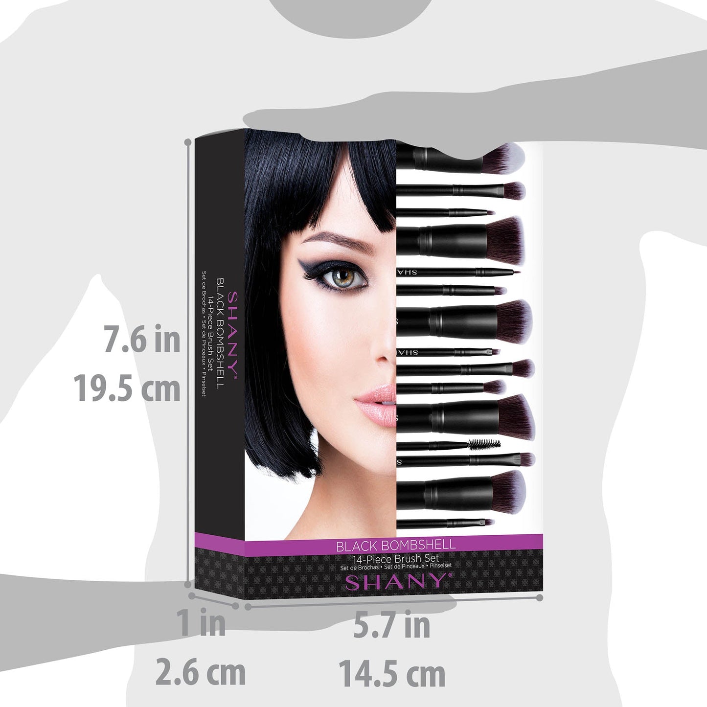 14 Piece Professional Makeup Brush Set-8