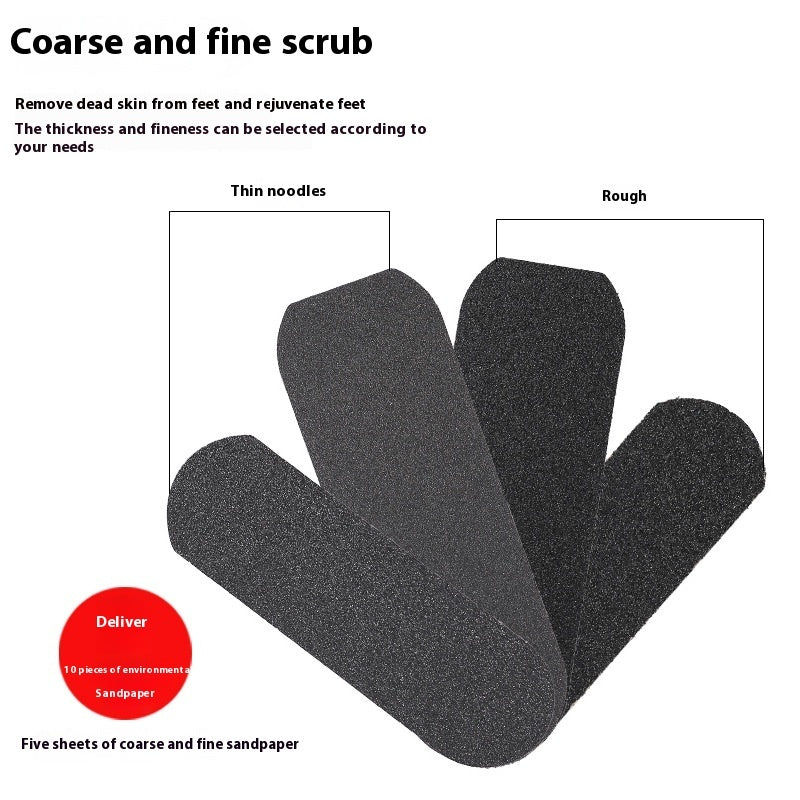 Foot Care Stainless Steel Foot File Double-sided Sandpaper