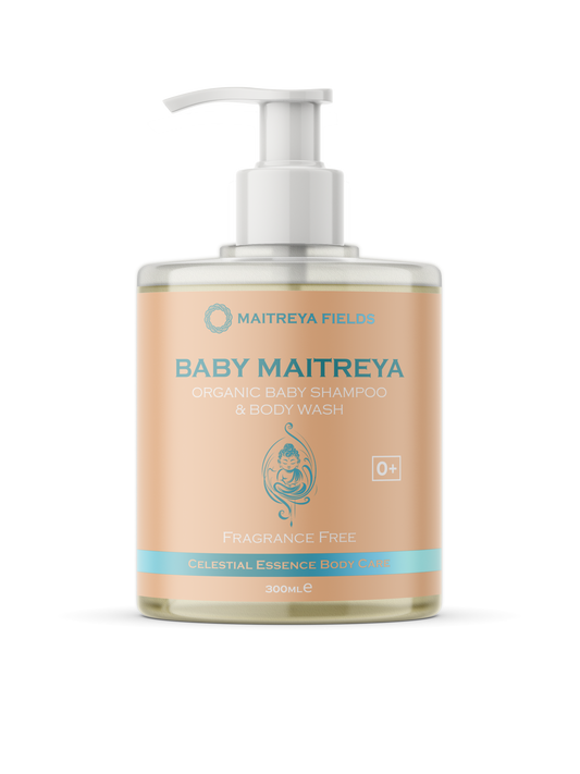 Organic Baby Shampoo & Body Wash, Fragrance Free-0