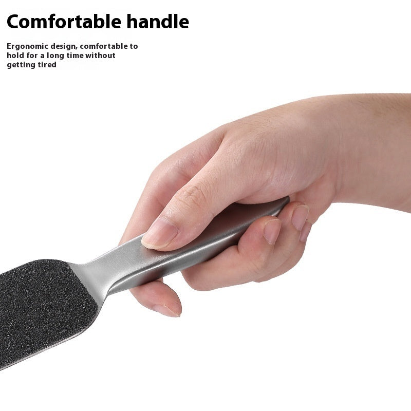 Foot Care Stainless Steel Foot File Double-sided Sandpaper
